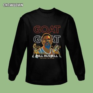 RIP Bill Russell Shirt Goat Goat 1934-2022 Sweatshirt