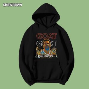 RIP Bill Russell Shirt Goat Goat 1934-2022 Hoodie