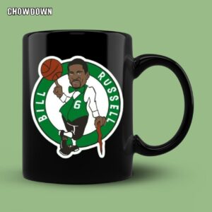 RIP Bill Russell Mug Boston Celtics Team