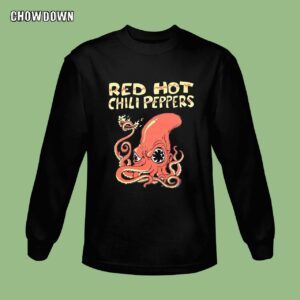 Red Hot Chili Peppers Sweatshirt Fire Squid