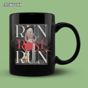 Run Rose Run Guitar Dolly Parton Mug