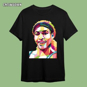 Serena Williams Colorful Art T-Shirt