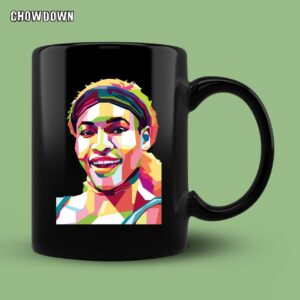 Serena Williams Colorful Art Mug