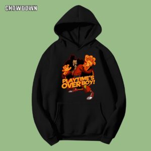 Sho Nuff Hoodie Playtime's Over Boy 1985