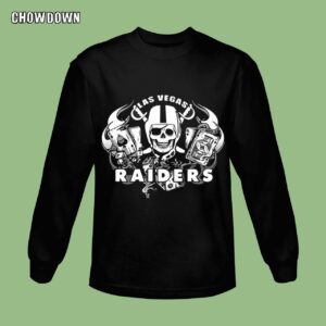 Skull in Las Vegas Raiders Essential Sweatshirt