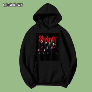 Slipknot Official We Are Not Your Kind Red Title Hoodie