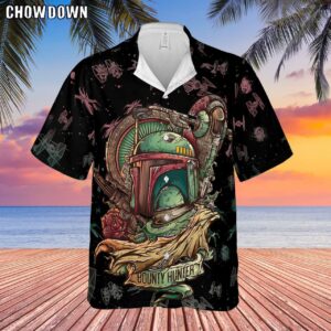 Star Wars Hawaiian Shirt Vintage Mandalorian