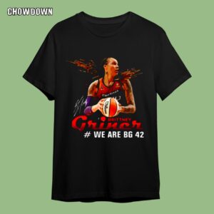 Support Brittney Griner Shirt We Are BG 42