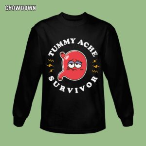 Tummy Ache Survivor Cute Kawaii Stomach Sweatshirt