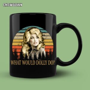 What Would Dolly Do Country Music Guitar Classic Mug