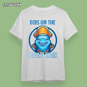 Womens Funny Captain Wife Dibs On The Captain Shirt