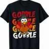 Funny Thanksgiving Shirts Cute Gobble Gobble Turkey Pilgrim Little Boys Thanksgiving