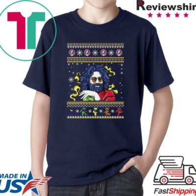 Grateful Dead Christmas T-Shirt Grateful Dead Dancing Bear Jerry Xmas Holidays
