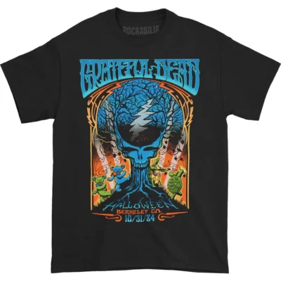 Grateful Dead Skull Grateful Dead Halloween T-Shirt