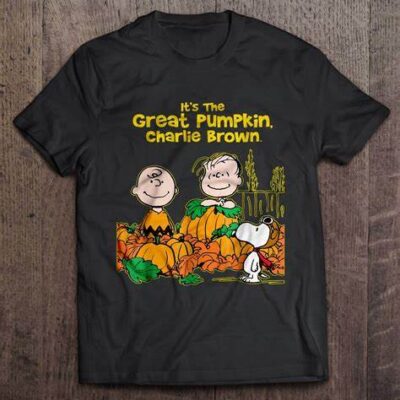 It's The Great Pumpkin Charlie Brown The Peanuts Movie Charlie Brown Halloween Shirt