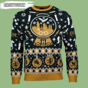 Official Harry Potter Ugly Christmas Sweater ‘Snow Globe Christmas’