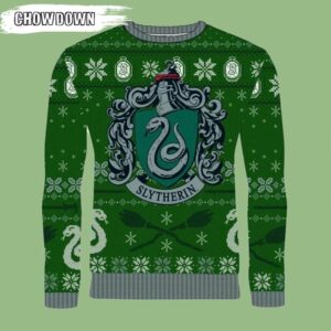 Slytherin Sleigh Bells Harry Potter Ugly Christmas Sweater