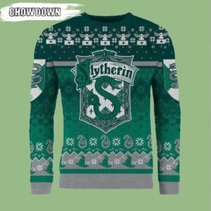 Slytherin Through The Snow Harry Potter Ugly Christmas Sweater