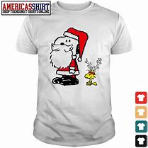 Snoopy Christmas T Shirt Peanuts Holiday Snoopy Woodstock Antlers Santa