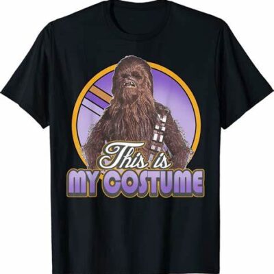 Star Wars Halloween T-Shirt Chewbacca This Is My Costume Tee