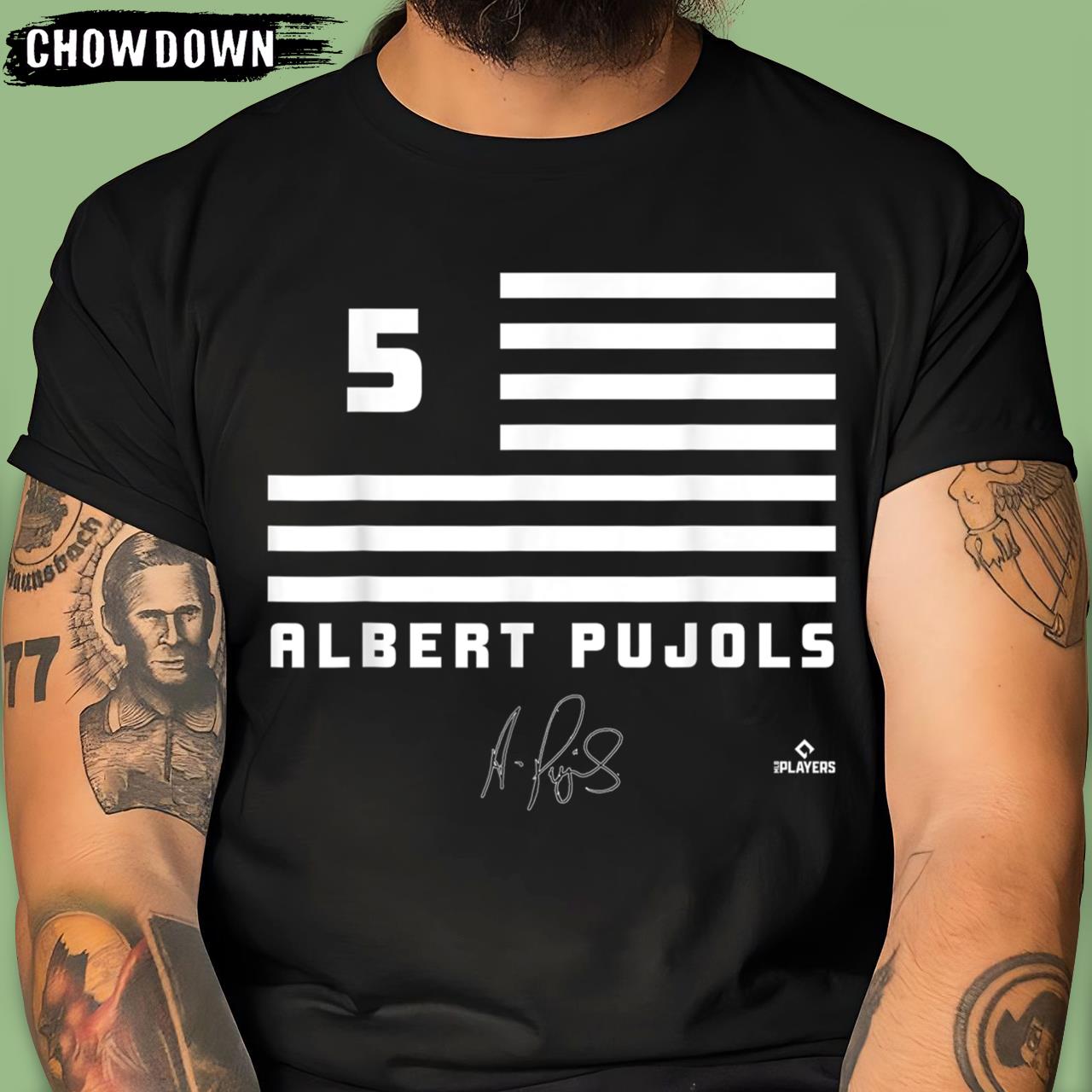 Albert Pujols Flag Name Albert Pujols T-Shirt