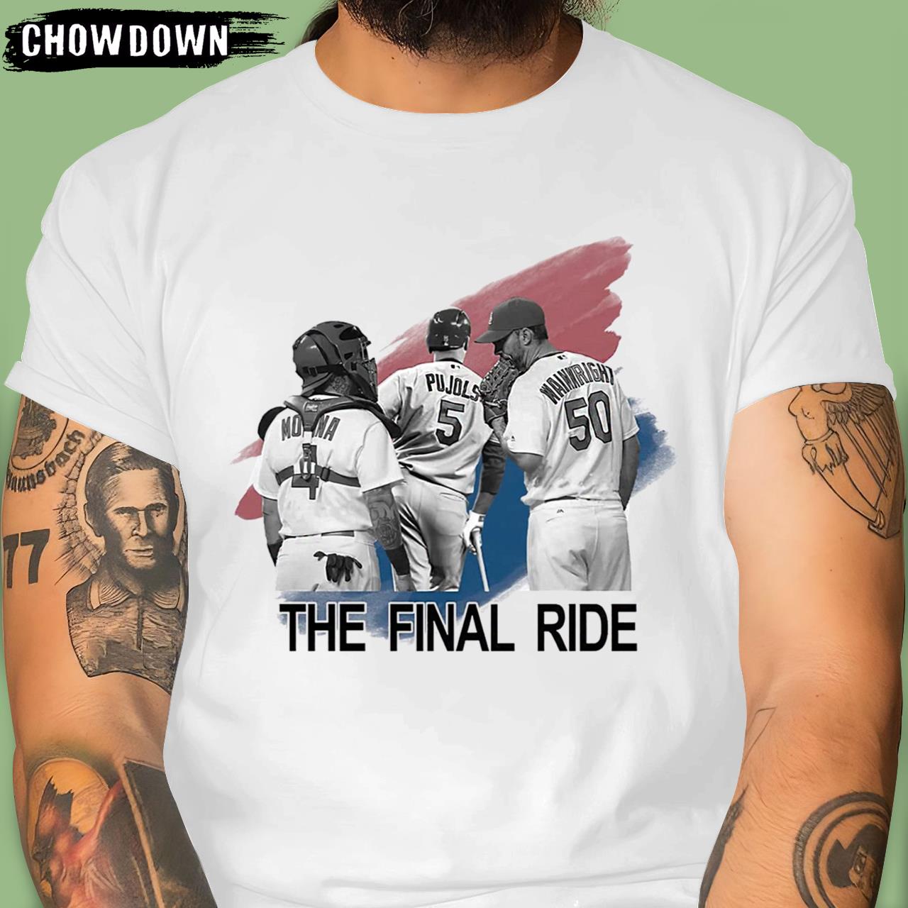 Albert Pujols T-Shirt Molina Pujols Wainnright The Final Ride