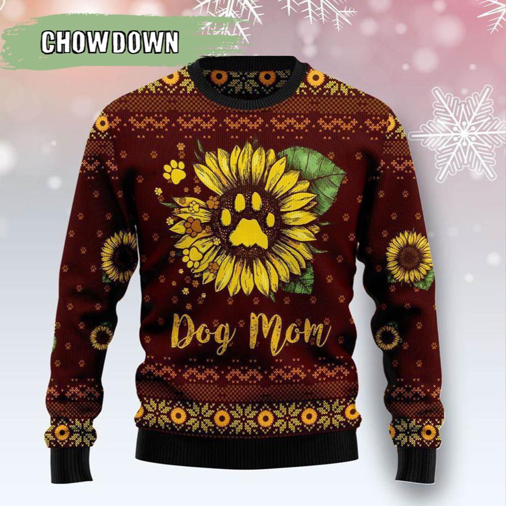 Dog Mom Dog Ugly Christmas Sweater- Christmas Gifts 2023