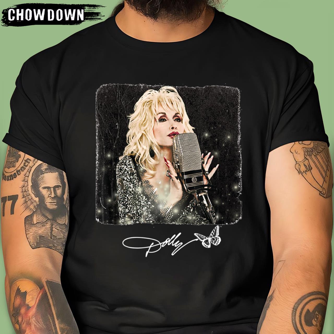 Dolly Parton On The Mic Dolly Parton T Shirt