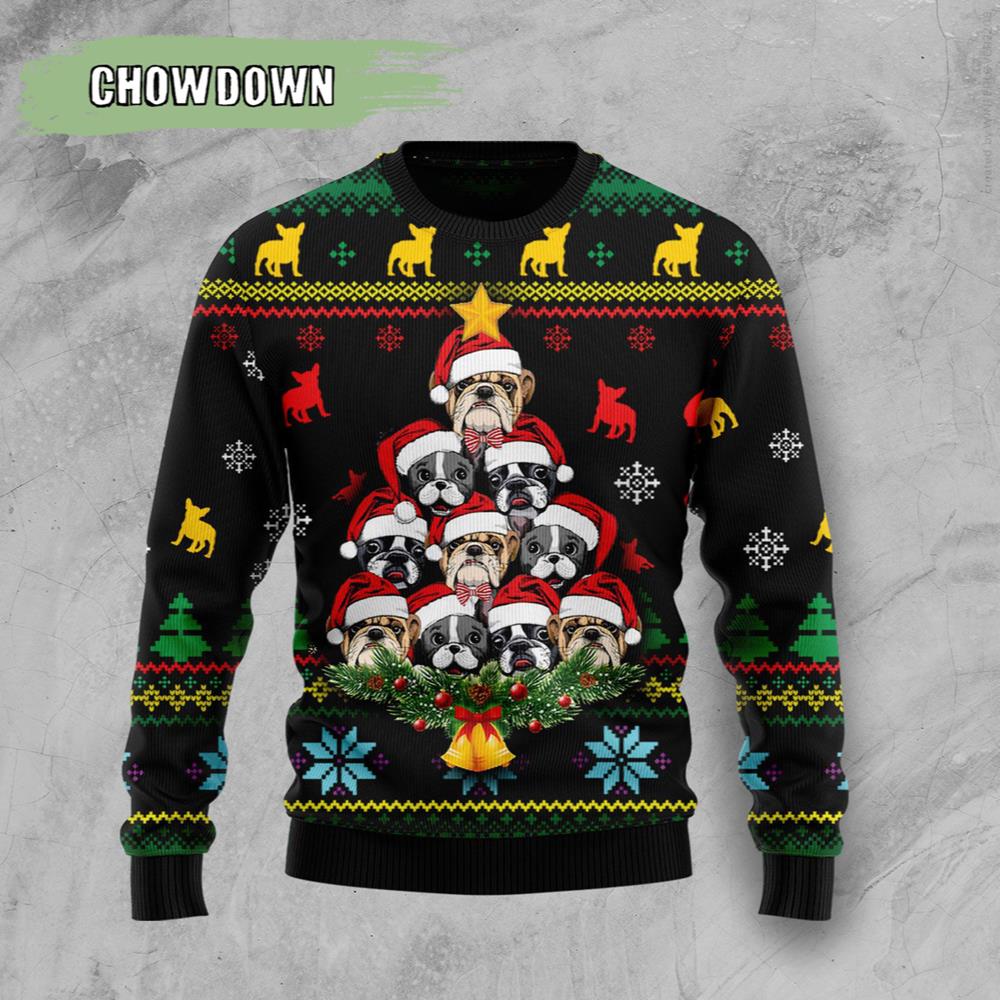French Bulldog  Dog Ugly Christmas Sweater Gift For Christmas- Christmas Gifts 2023