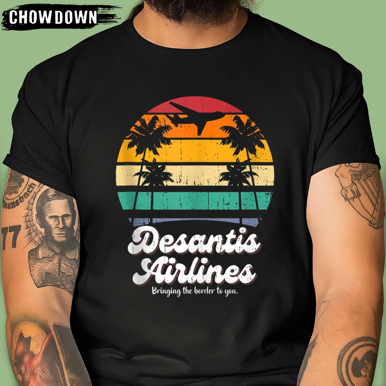 Funny Meme Ron DeSantis Airlines T-Shirt