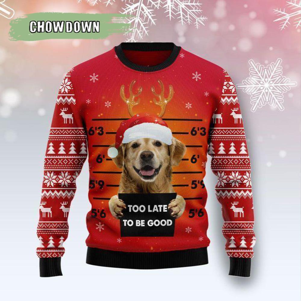 Golden Retriever Dog Ugly Christmas Sweater Gift For Christmas- Christmas Gifts 2023