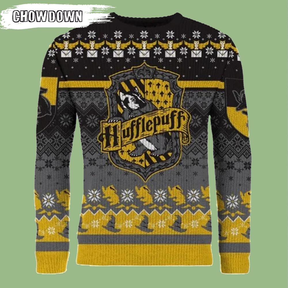 Happy Huffle Days Harry Potter Ugly Christmas Sweater- Christmas Gifts 2023