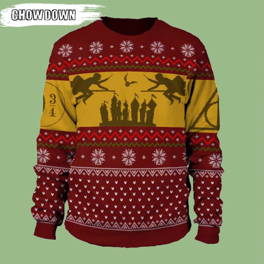 Herzoge Harry Potter Ugly Christmas Sweater- Christmas Gifts 2023