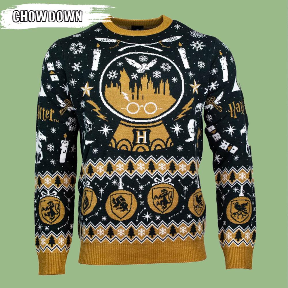Official Harry Potter Ugly Christmas Sweater 'Snow Globe Christmas'- Christmas Gifts 2023