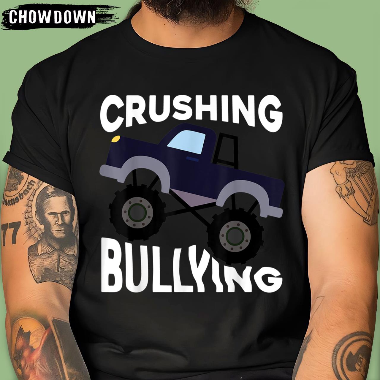 Unity Day Orange Kids 2022 Stop Bullying Monster Truck Boys Anti Bullying T-Shirt
