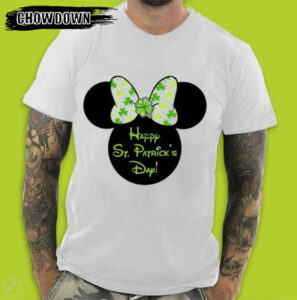 Funny Lucky Mickey Mouse Happy St Patricks Day T-Shirt