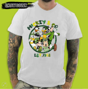 Funny Mickey Mouse And Friends Disney St. Patrick’s Day T-Shirt
