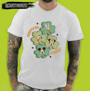Happy St. Patrick’s Day Mickey And Friends Happy Go Lucky T-shirt