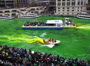 Chicago River Is Dyed Green 
