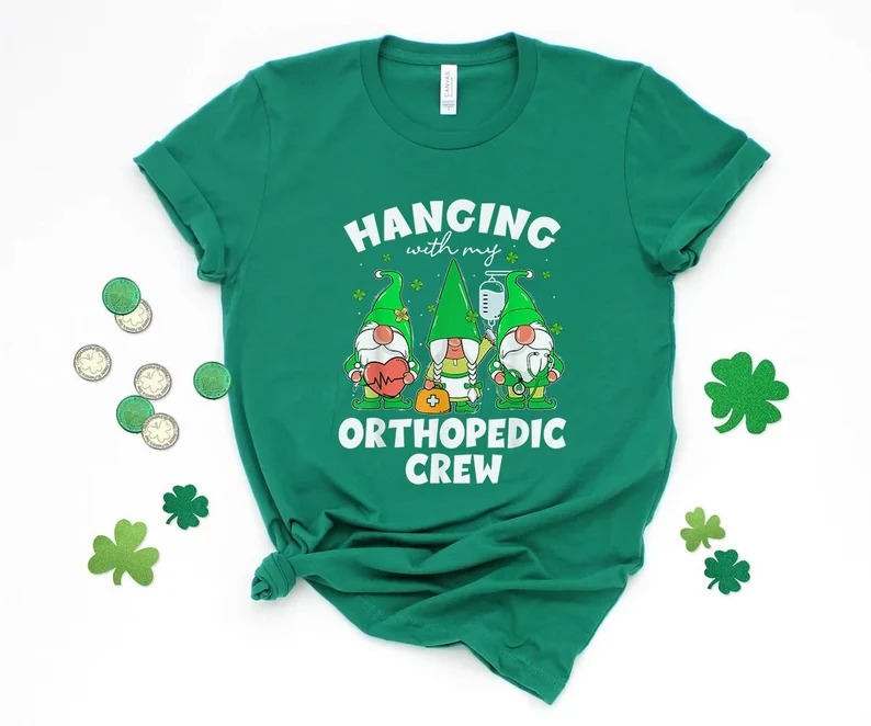 St Patricks Day Shirt Women Cute Clover St Pattys Day Shirts For Women Irish Gifts For Women Gnome Shirt