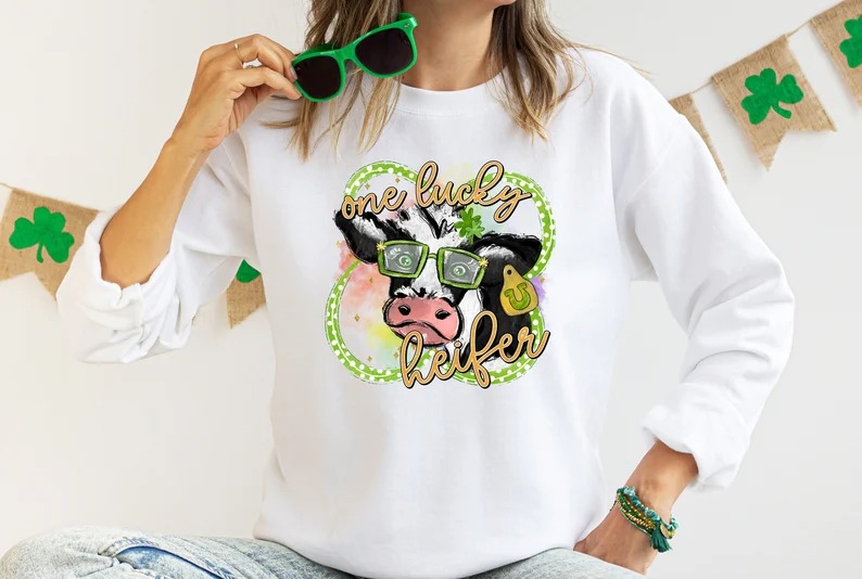 One Lucky Heifer Sweatshirt