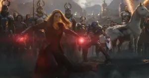 can scarlet witch beat thanos