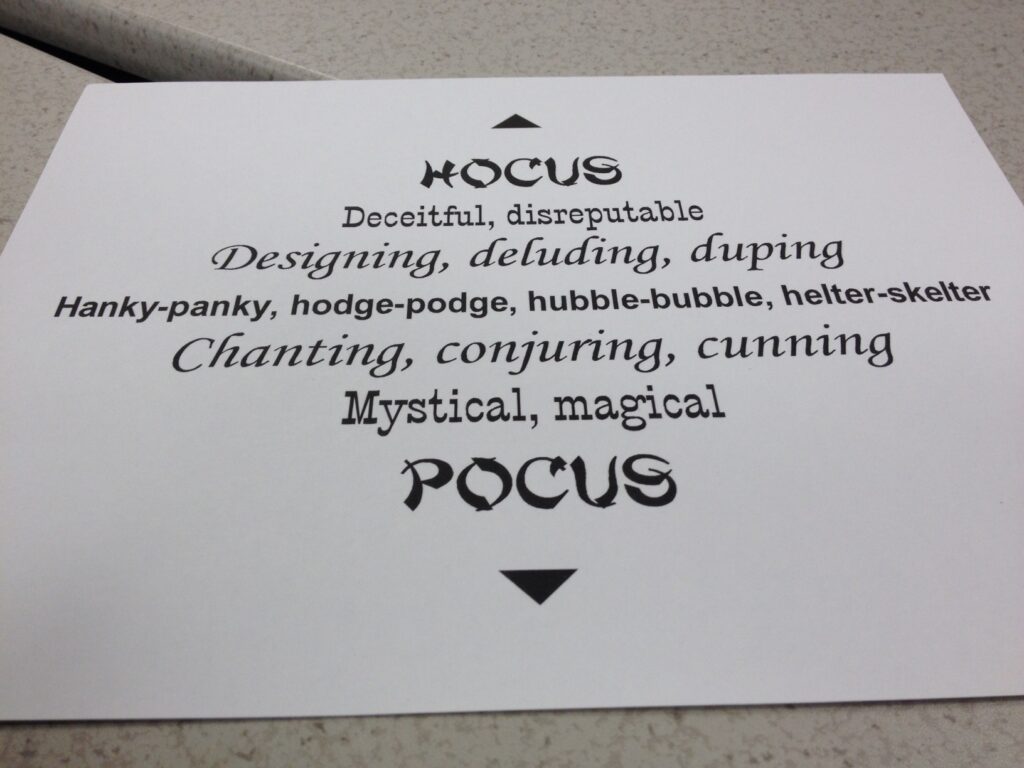 What Does Hocus Pocus Mean?